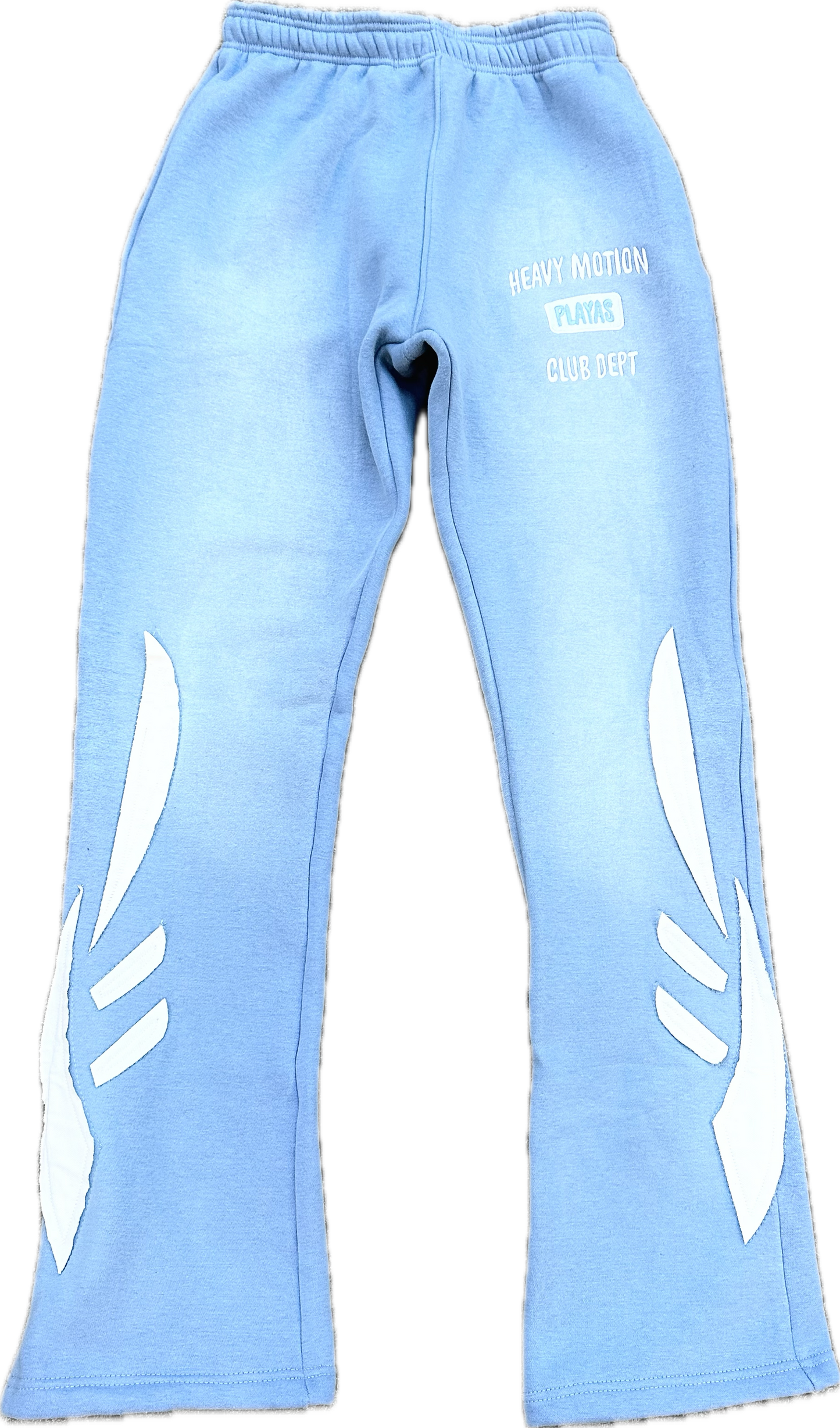 Baby Blue Acid Wash Sweatpants